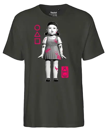 Green Light Red Light - squid, game, k-drama, tv - Fairtrade T-Shirt