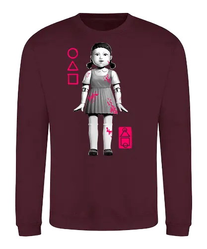 Green Light Red Light - squid, game, k-drama, tv - Sweatshirt