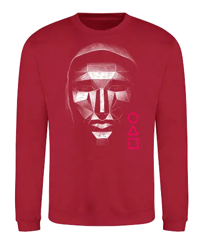 Squid Mask - squid, game, k-drama, evil, lder - Sweatshirt