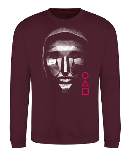 Squid Mask - squid, game, k-drama, evil, lder - Sweatshirt