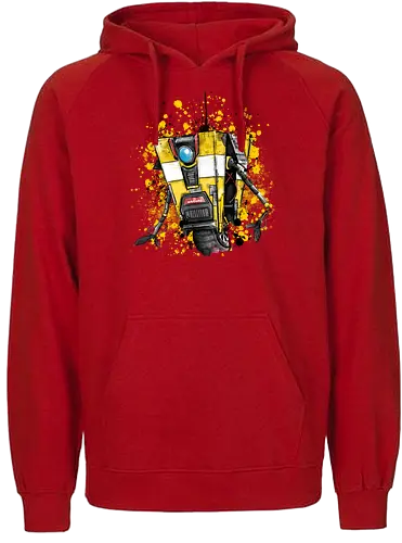 Border Robot - Gaming, cl4p-tp, robot, Roboter, shooter, gaming, videogames - Fairtrade Hoodie