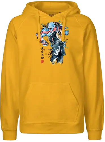 Restoration and Regeneration - jojos bizarre adventure, killer queen, manga, jojos, anime, battle tendency, vento aureo, jojolion, joseph, stand, stardust crusaders, joestar, jotaro kujo, phantom blood, jn pierre polnareff, Dinokage kira, diamond is unbrkable - Fairtrade Hoodie