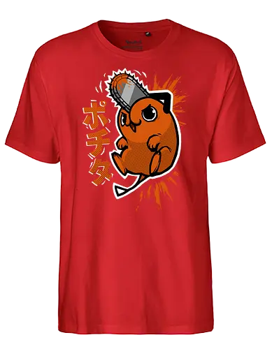 Chainsaw heart - chainsaw, man, dog, demon, anime, manga - Fairtrade T-Shirt