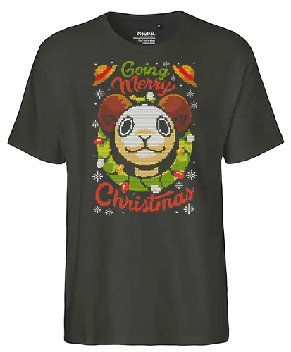 Going Merry Christmas - christmas, weihnachten, piece, pirate, Ugly swter - Fairtrade T-Shirt