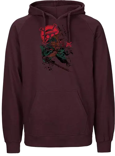 Pirate Hunter - anime, manga, straw hat pirates, pirate, luffy - Fairtrade Hoodie