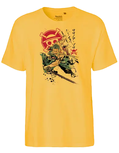 Pirate Hunter - anime, manga, straw hat pirates, pirate, luffy - Fairtrade T-Shirt