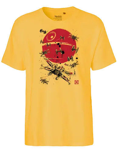 Battle of Yavin - film, sci-fi, space opera, rebellion, empire - Fairtrade T-Shirt
