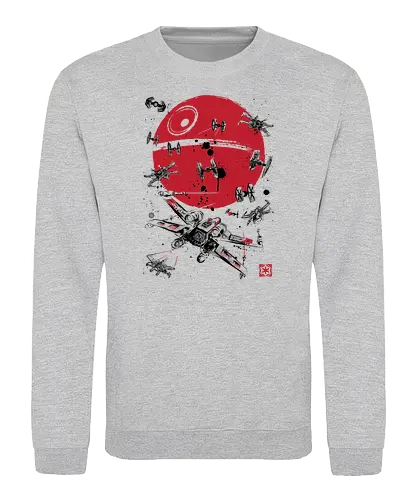 Battle of Yavin - film, sci-fi, space opera, rebellion, empire - Sweatshirt