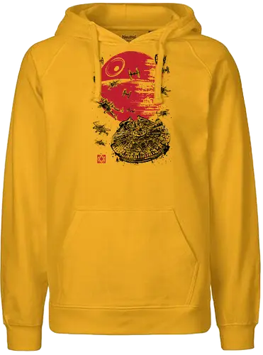 Battle of Endor - film, sci-fi, space opera, rebellion, empire - Fairtrade Hoodie