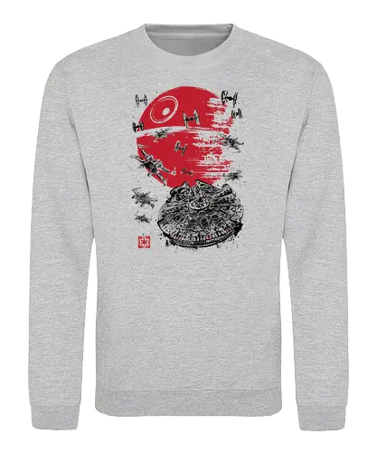 Battle of Endor - film, sci-fi, space opera, rebellion, empire - Sweatshirt
