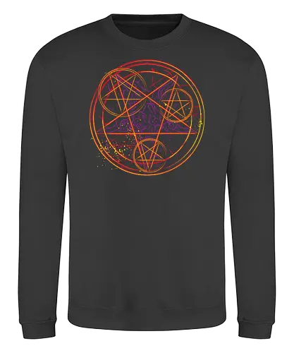 Pentagram - doom, gaming, satan, occult, pentagram - Sweatshirt