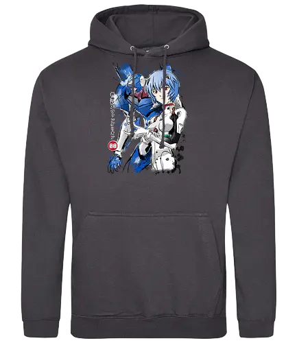 UNIT-00 - anime, manga, evangelion, Unit, gundam, robot - Standard Hoodie