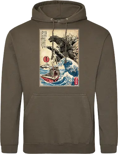 Orca in Japan Woodblock