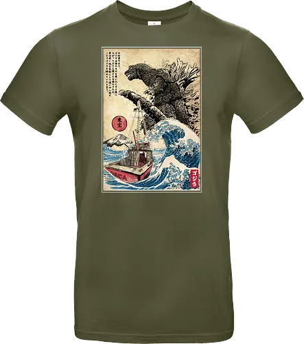 Orca in Japan Woodblock