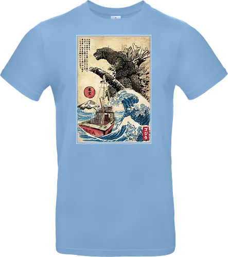 Orca in Japan Woodblock