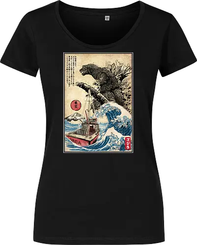 Orca in Japan Woodblock