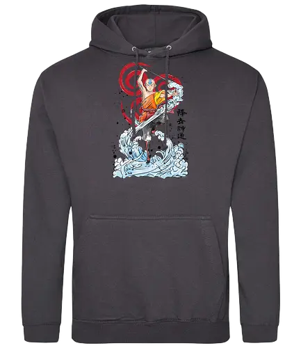 The Power of the Air Nomads - last, air, anime, watercolor, Bender - Standard Hoodie