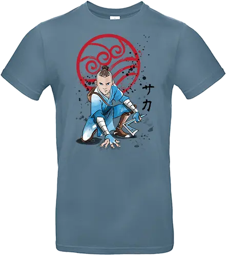 The Power of the Water Tribe Warrior - last, water, wasser, krieger, anime, watercolor, Bender - Standard T-Shirt
