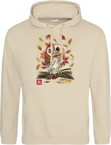 Owl Leaves and Books
