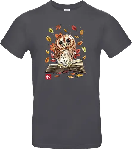 Owl Leaves and Books