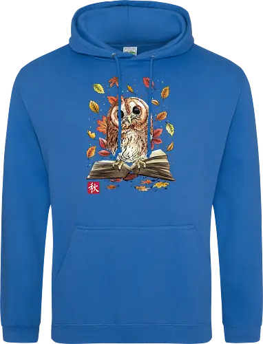 Owl Leaves and Books