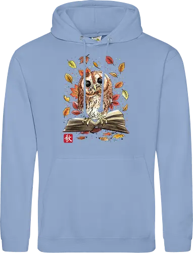 Owl Leaves and Books