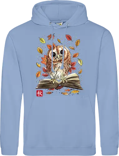 Owl Leaves and Books