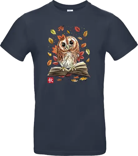 Owl Leaves and Books