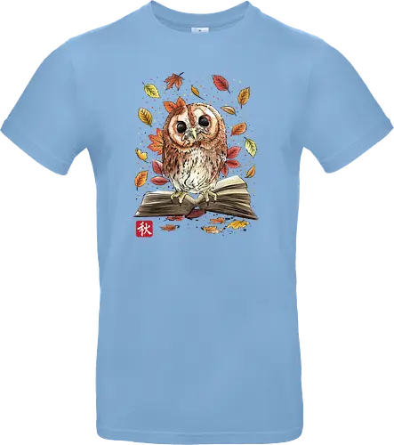 Owl Leaves and Books