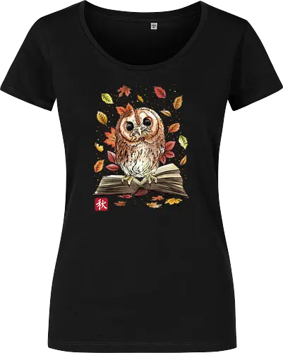 Owl Leaves and Books