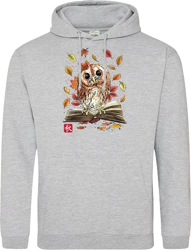 Owl Leaves and Books