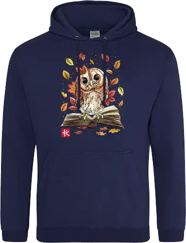 Owl Leaves and Books