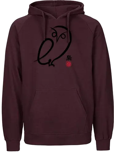 Fukuro - owl, japan, art, kunst, tier, animal - Fairtrade Hoodie
