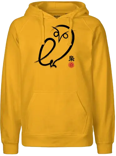 Fukuro - owl, japan, art, kunst, tier, animal - Fairtrade Hoodie