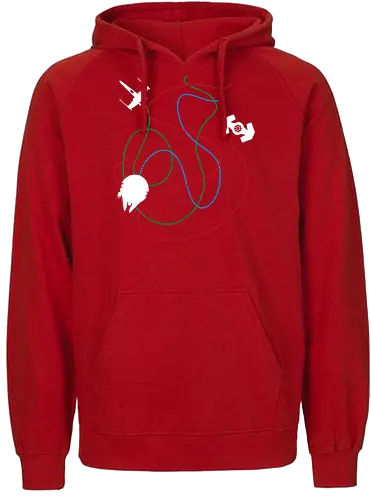 Space Scrawl - gaming, Squadron, Spaceships, fighter, movie, space opera - Fairtrade Hoodie