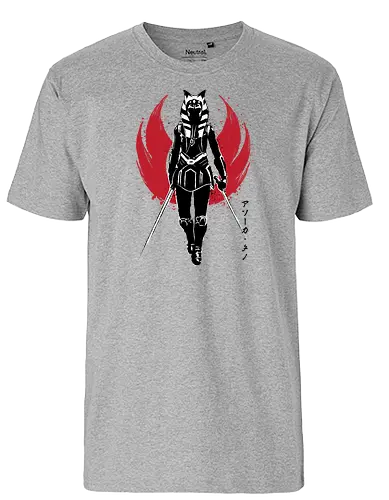 FULCRUM SUMI-E - Fulcrum, scifi, tv, series, space opera, Mando, Tano - Fairtrade T-Shirt