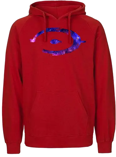 Purple Space - gaming, space, scifi, master, chief, purple - Fairtrade Hoodie