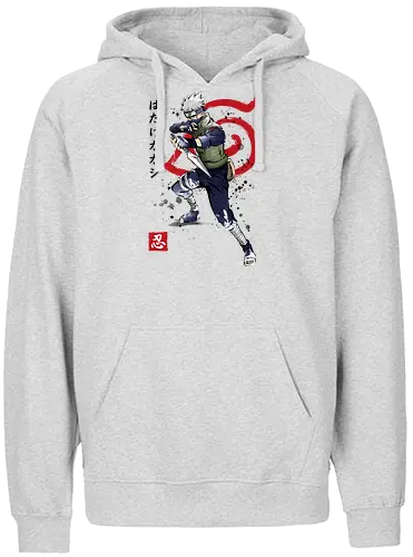Kakashi of the Sharingan - anime, manga, ninja, shinobi - Fairtrade Hoodie