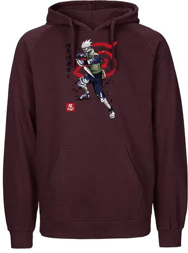 Kakashi of the Sharingan - anime, manga, ninja, shinobi - Fairtrade Hoodie