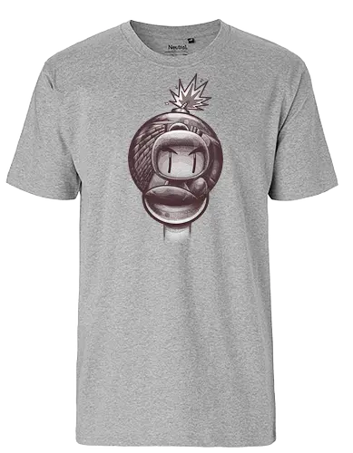 BOOOOM - classic gaming, boy, game, classic, console, gaming, retro - Fairtrade T-Shirt