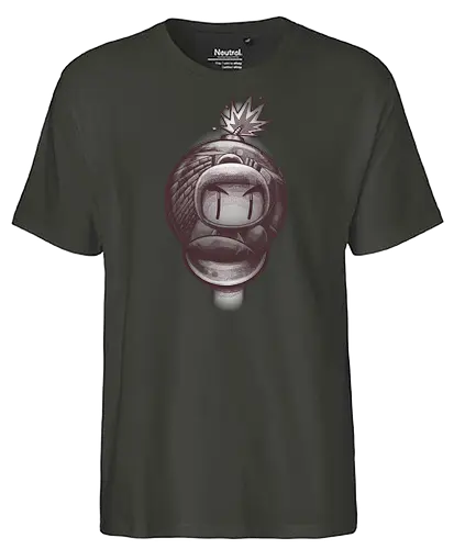 BOOOOM - classic gaming, boy, game, classic, console, gaming, retro - Fairtrade T-Shirt
