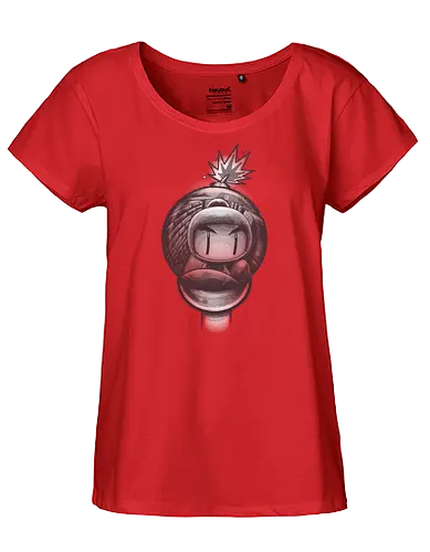 BOOOOM - classic gaming, boy, game, classic, console, gaming, retro - Fairtrade Girl Shirt