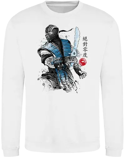 Ice Warrior sumi-e