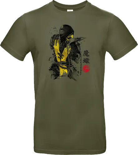 Fire Warrior sumi-e