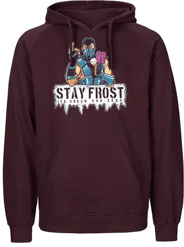 Stay Frosty - sub-zero, gaming, Kombat, icecrm - Fairtrade Hoodie
