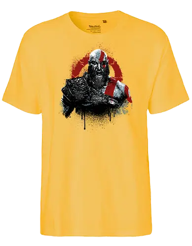 The God Returns - kratos, gaming, console, wargod, god, games, the boy, mythology - Fairtrade T-Shirt