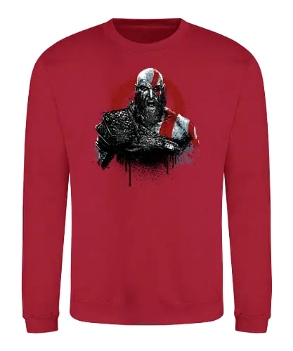 The God Returns - kratos, gaming, console, wargod, god, games, the boy, mythology - Sweatshirt
