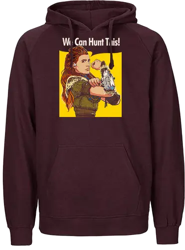 We Can Hunt This - horizon, aloy, ps4, gaming - Fairtrade Hoodie
