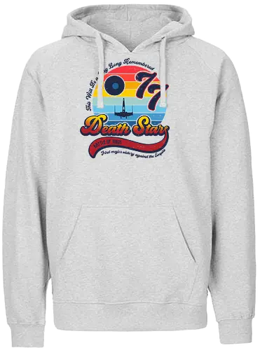 A day long remembered - scifi, space opera, star, 77, retro, fun, victory - Fairtrade Hoodie