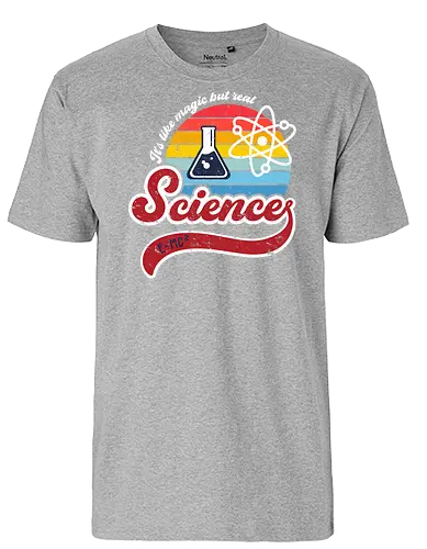 Like magic but real - science, retro, 70s, like magic, fun, Real - Fairtrade T-Shirt